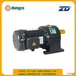 Motor giảm tốc ZD ZHN40-1500-30S-B 2HP (1,5kW) - 1/30 - kiểu lắp Chân đế 3 Pha 220/380VAC, Loại có thắng điện từ nguồn DC Bộ phanh (có bộ chỉnh lưu nhanh từ AC sang DC)