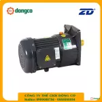 Motor giảm tốc ZD ZVN28-200-120S-B 1/4HP (200W) 0,2kW - 1/120 - kiểu lắp Mặt bích 3 Pha 220/380VAC, Loại có thắng điện từ nguồn DC Bộ phanh (có bộ chỉnh lưu nhanh từ AC sang DC)